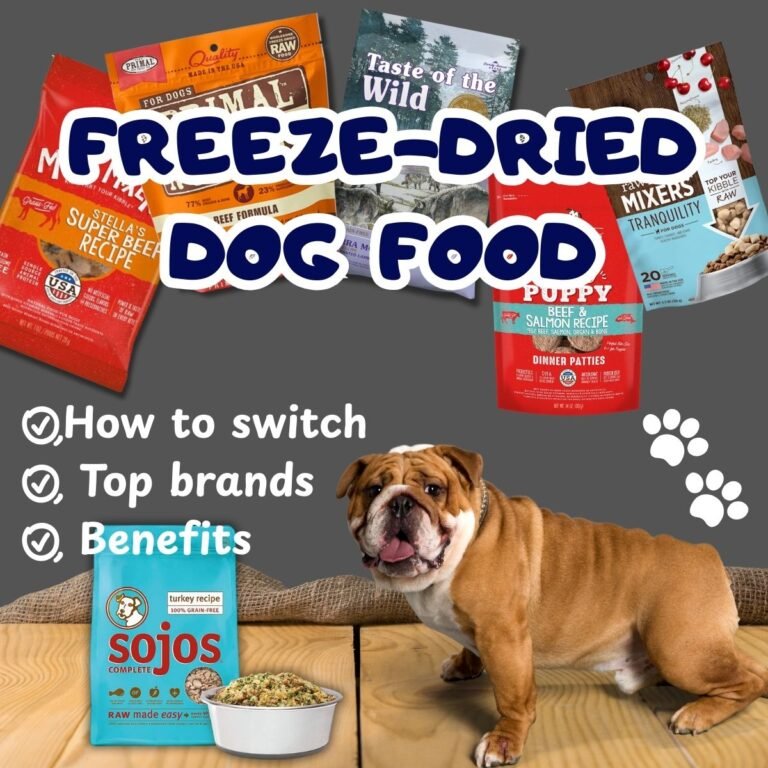 Freeze dried dog food