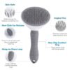 Self-Cleaning Slicker Brush for Cats & Dogs Features Self-Cleaning Slicker Brush for Cats & Dogs Features Petzvibes.com