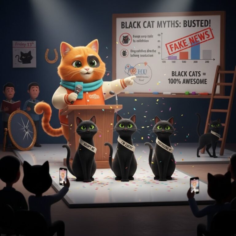 Black Cats Take Longer To Adopt