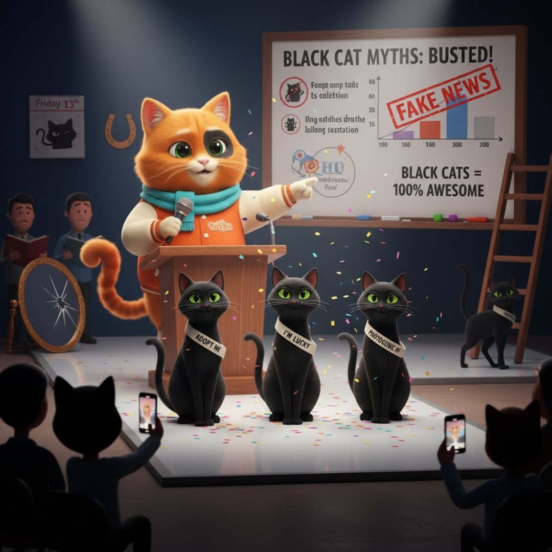 Black Cats Take Longer To Adopt