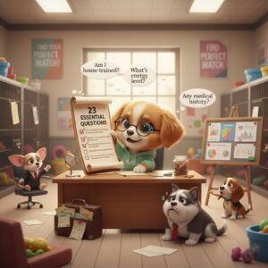 adopting a dog from a shelter