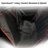 dog hammock for car black