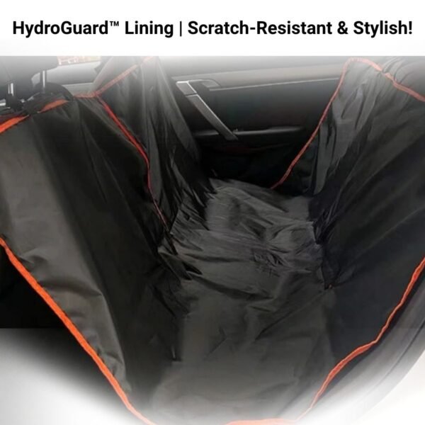 dog hammock for car black