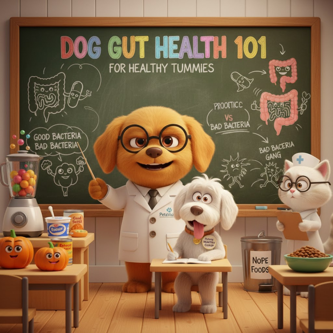 Dog Gut Health 101 Probiotics, Prebiotics, and Best Foods