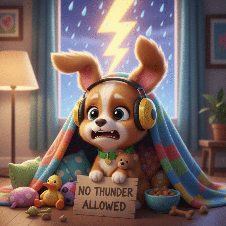 How To Help A Dog Scared Of Thunderstorms