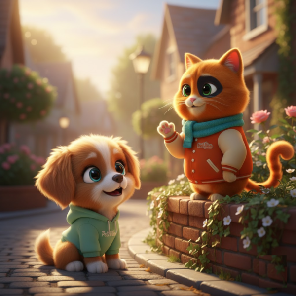 Vibo the puppy on his very first adventure — free children's ebook cover Vibo the puppy on his very first adventure — free children's ebook cover