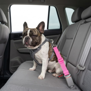 Adjustable Cloth Dog Seat Belt for Car Buckle