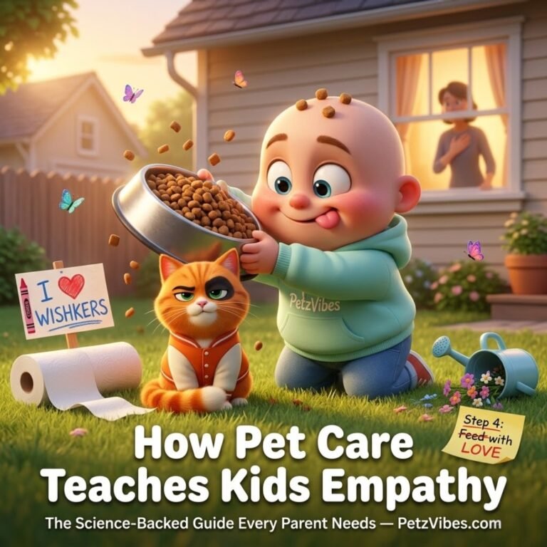 how pet care teaches kids empathy