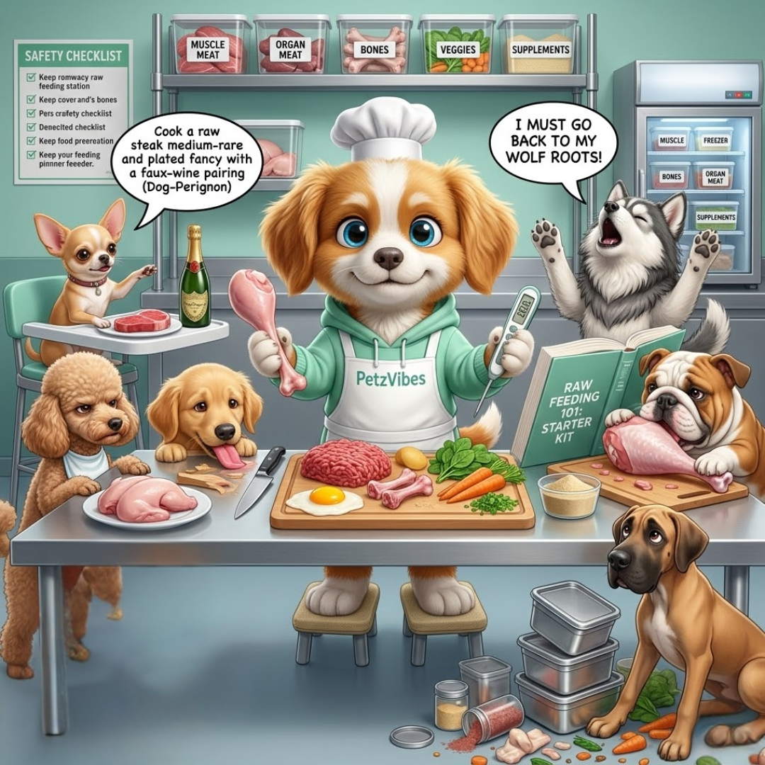 The Raw Food Diet for Dogs Starter Kit and Safety Essentials