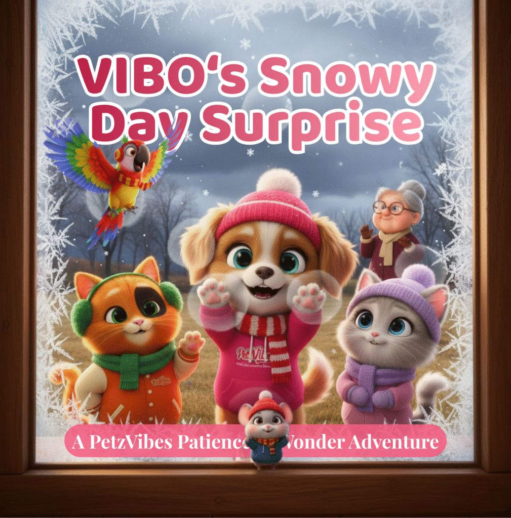 Vibo's snowy day surprise children animal ebook educational