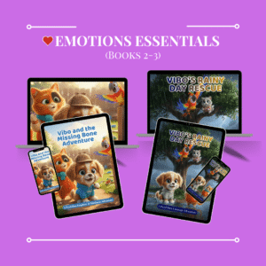 Vibo emotions essentials children's educational ebooks bundle of 2