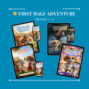 Vibo First half adventures collection children learning bundle 4 ebooks