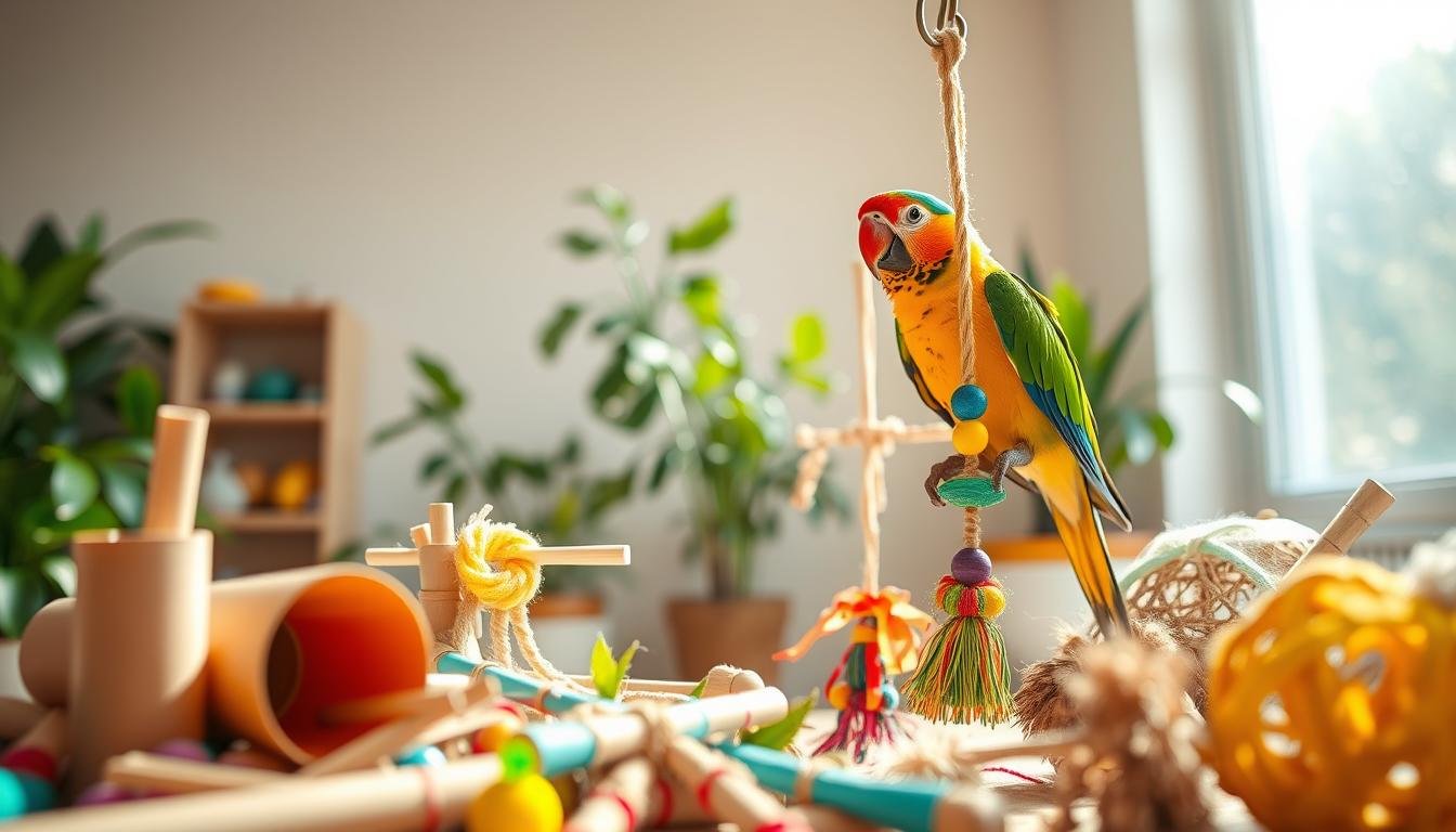 DIY Bird Enrichment Toys