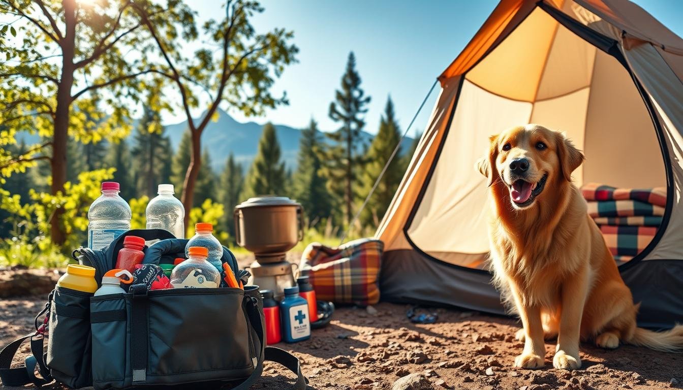 Camping with My Dog