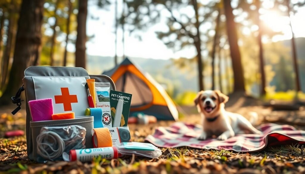 pet camping safety tips first aid kit