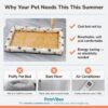 petzvibes-bamboo-rattan-cooling-pet-mat-summer-benefits-comparison-grey-cat-print.jpg Why your pet needs the PetzVibes Bamboo Rattan Summer Cooling Pet Mat — benefit comparison graphic showing cool, breathable, energy-saving advantages over fluffy beds, bare floors, and air conditioning