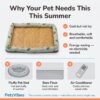 petzvibes-natural-rattan-cooling-pet-bed-mat-avocado-print-summer-benefits-comparison.jpg Why your pet needs the PetzVibes Natural Rattan Cooling Pet Bed Mat in Avocado Print — summer benefit comparison graphic showing breathable natural cooling advantages over fluffy pet beds, bare floors, and air conditioning
