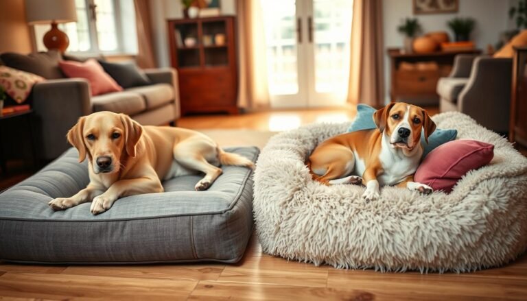 orthopedic vs plush pet bed for senior dogs