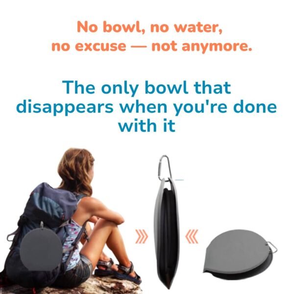 Collapsible Travel Dog Bowl product features 3