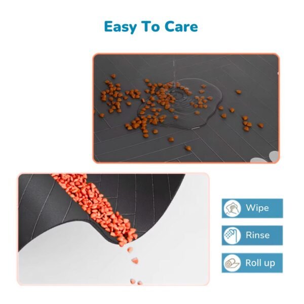 Absorbent Pet Feeding Mat Easy care petzvibes.com