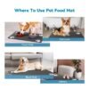 Absorbent Pet Feeding Mat where to use it Petzvibes.com