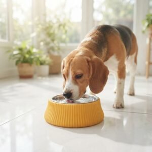 Anti-Tip Stainless Steel Dog Bowl