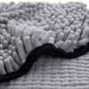 Chenille-Pet-Towel-with-Hand-Pockets-Close-up at petzvibes