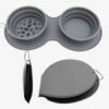Collapsible Travel Dog Bowl product all sides