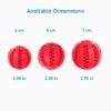 Dog Treat Dispensing Tooth Cleaning Ball sizes petzvibes.com Dog Treat Dispensing Tooth Cleaning Ball sizes petzvibes.com