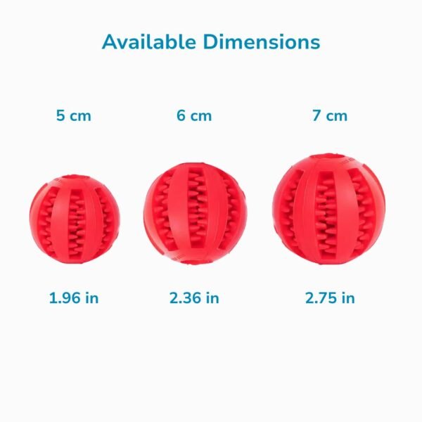 Dog Treat Dispensing Tooth Cleaning Ball sizes petzvibes.com Dog Treat Dispensing Tooth Cleaning Ball sizes petzvibes.com