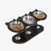 Elevated Cat Feeding Station with Mat - Bowl Station petzvibes.com Elevated Cat Feeding Station with Mat - Bowl Station petzvibes.com