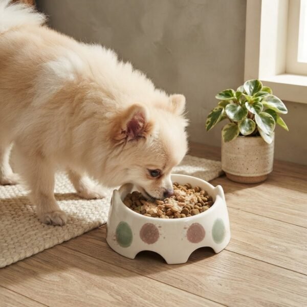 melamine small dog bowl small dog breed eating from the bowl
