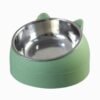 Non-Slip Stainless Steel Cat Bowl Product Green