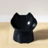 Anti-Tip Elevated Cat Bowl light black petzvives.com Anti-Tip Elevated Cat Bowl light black petzvives.com