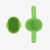 Silicone Pet Bath Brush green brush product petzvibes