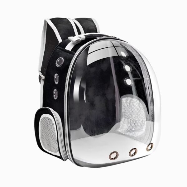 Space Capsule Cat Backpack Carrier Product Black