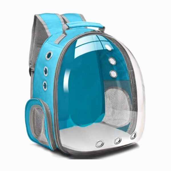 Space Capsule Cat Backpack Carrier Product Blue