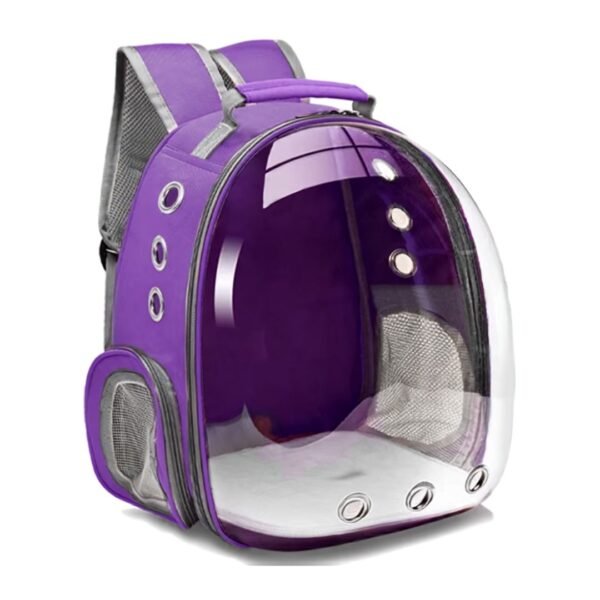 Space Capsule Cat Backpack Carrier Product Purple