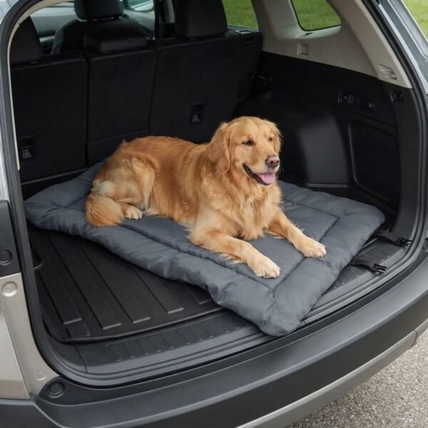 Waterproof Roll-Up Dog Travel Bed – Anti-Slip Portable Outdoor Mat with Carry Handle, Machine Washable | 2 Sizes, 3 Colors