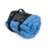 Waterproof Roll-Up Dog Travel Bed product blue petzvibes.com