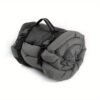 Waterproof Roll-Up Dog Travel Bed product grey petzvibes.com