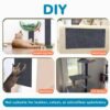 self-adhesive cat scratching mat DIY petzvibes.com petzvibes.com