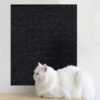 self-adhesive cat scratching mat Black petzvibes.com
