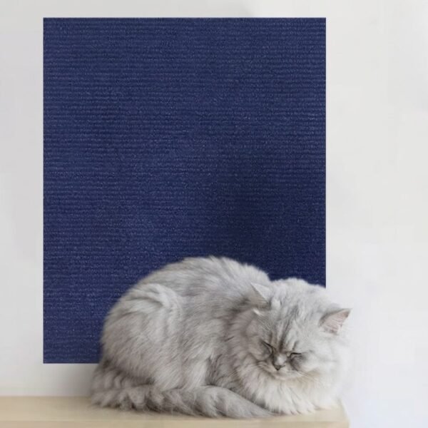 self-adhesive cat scratching mat Dark Blue petzvibes.com