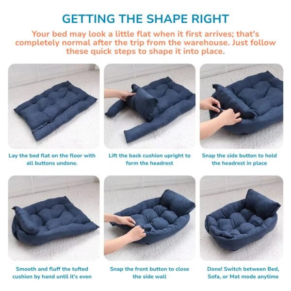 3-in-1 Convertible Pet Bed for Dogs & Cats how to instructions 3-in-1 Convertible Pet Bed for Dogs & Cats how to instructions
