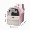 Large Capacity Pet Carrier Backpack Size Large Capacity Pet Carrier Backpack Pink with Size