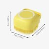 Pet Bath Brush with Shampoo Dispenser Size Pet Bath Brush with Shampoo Dispenser Size