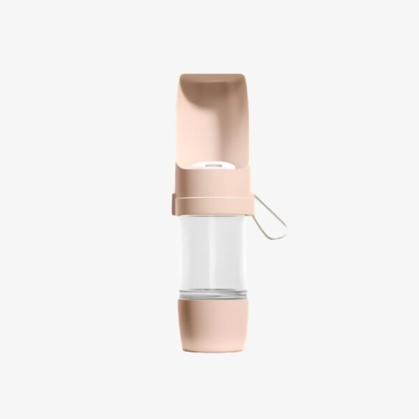 Portable Dog Cat Water Bottle with Food Storage Product Pink Portable Dog Cat Water Bottle with Food Storage Product Pink