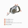 Retractable Dog Leash for Small Dogs Function Retractable Dog Leash for Small Dogs Function