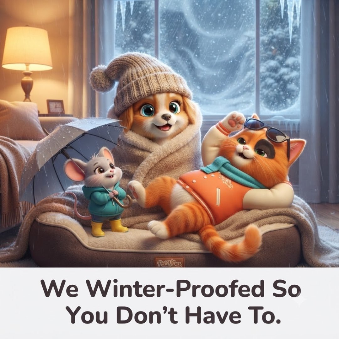 Winter-Proofing Your Pet Cozy Beds, Warm Mats, and Rain Gear petzvibes.com
